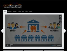 Tablet Screenshot of ceoadvisory.com